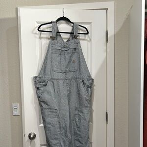 Carhartt relax fit denim overalls XL